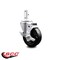 Service Caster 4 Inch Hard Rubber Wheel Swivel 7/8 Inch Square Stem Caster with Brake SCC SCC-SQ20S414-HRS-TLB-78 - alternate 4